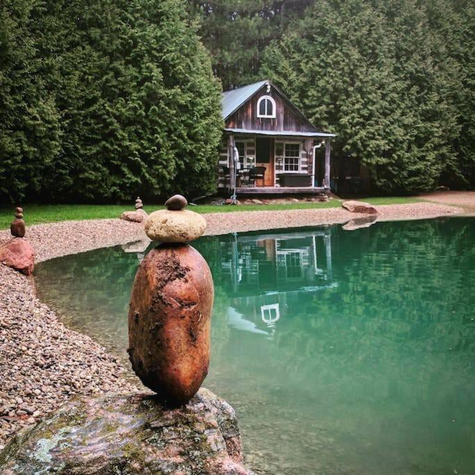 A Rustic Cabin In The Woods Orangeville Exteriér fotografie